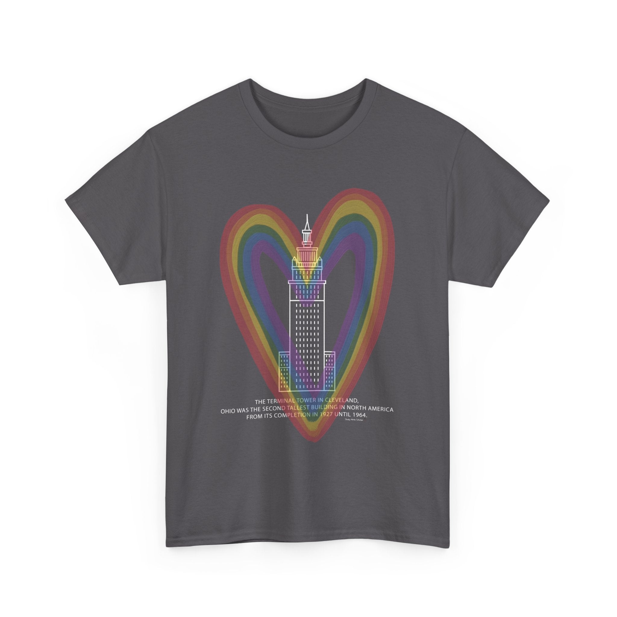 Cleveland Terminal Tower Pride 2 T-Shirt: Black Collection