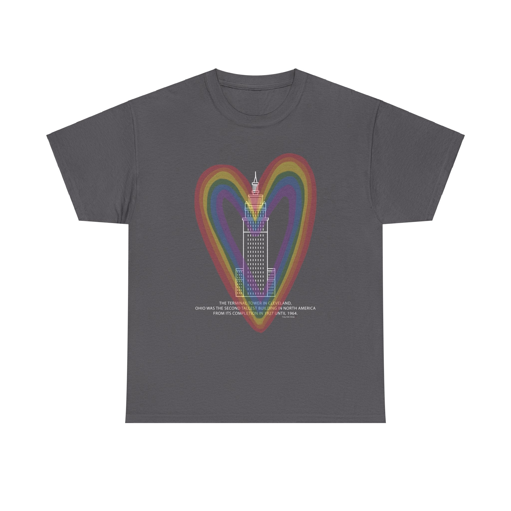Cleveland Terminal Tower Pride 2 T-Shirt: Black Collection