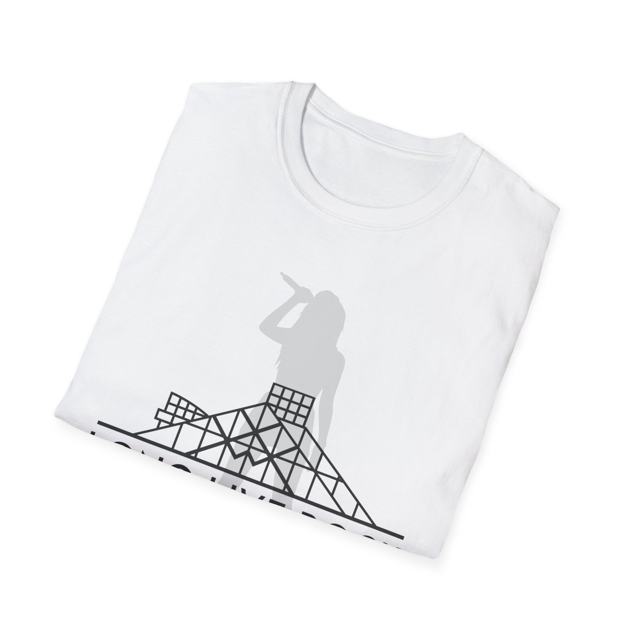 Rock Hall Girl Shadow Singer T-Shirt
